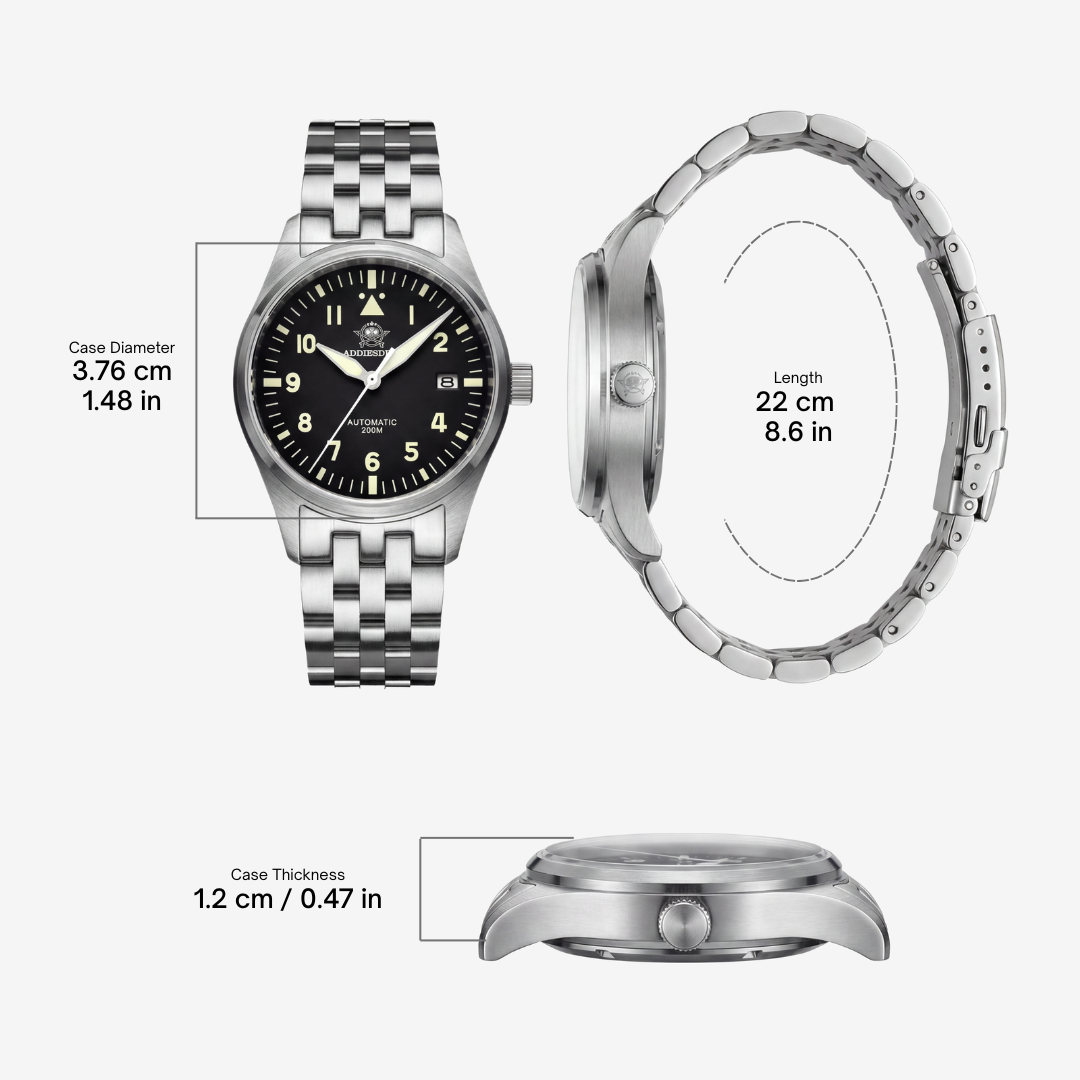 Ironway Automatic Field Watch — 200M