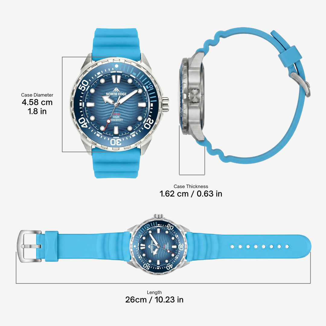 Ironway Trident 300 — Solar 30ATM Dive Watch