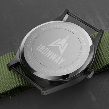 Ironway Field Watch 41 — Built for Every Condition