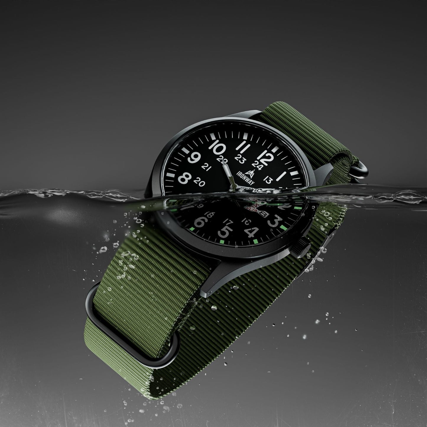 Ironway Field Watch 41 — Built for Every Condition