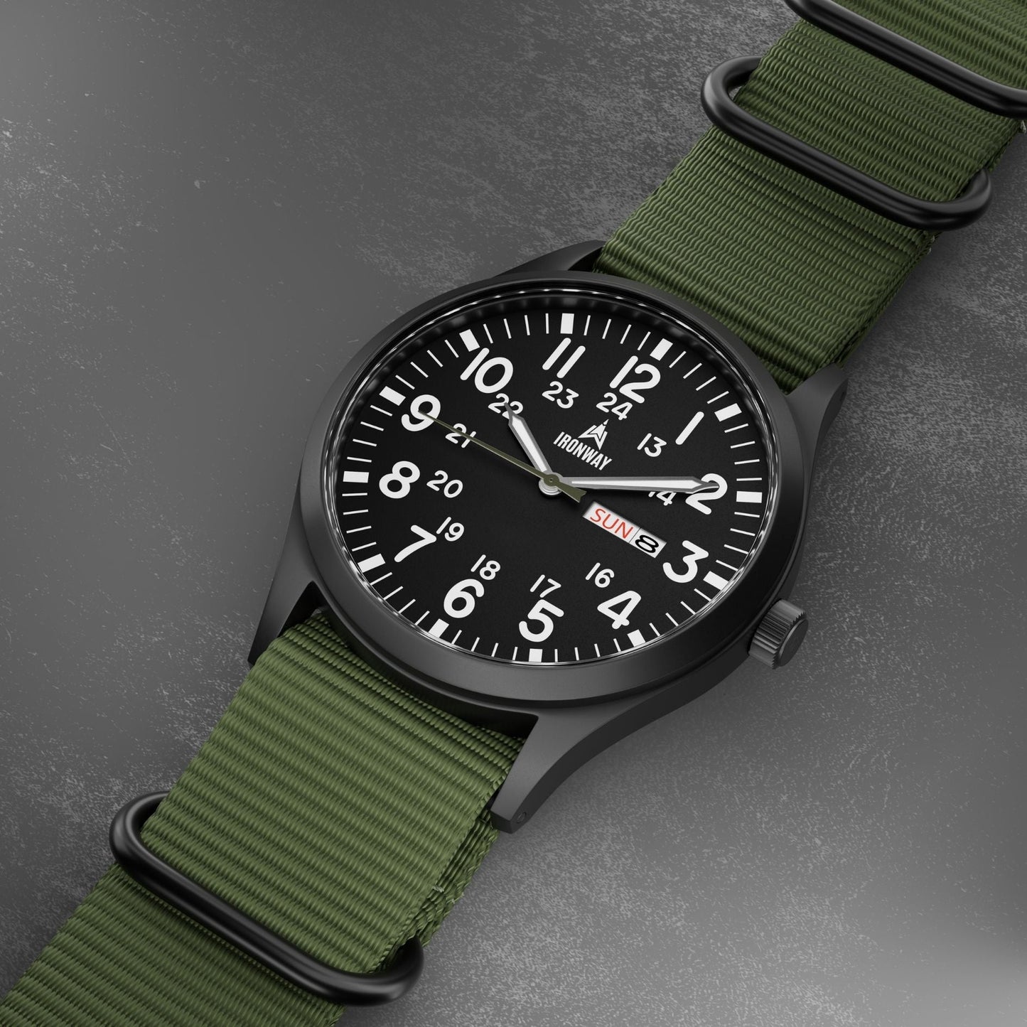 Ironway Field Watch 41 — Built for Every Condition