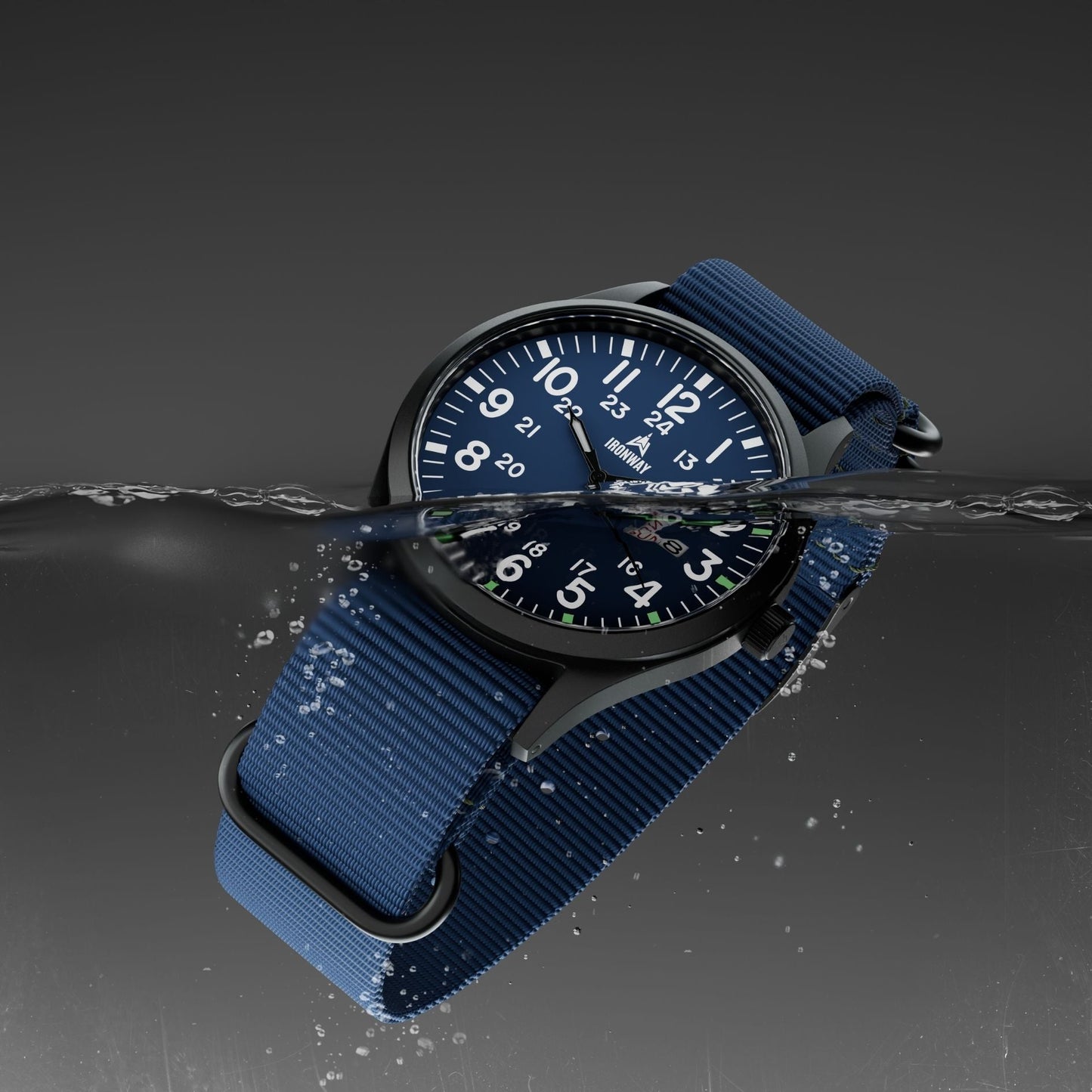 Ironway Field Watch 41 — Built for Every Condition
