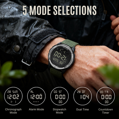 NorthEdge 45 — Carbon Fiber Digital Adventure Watch