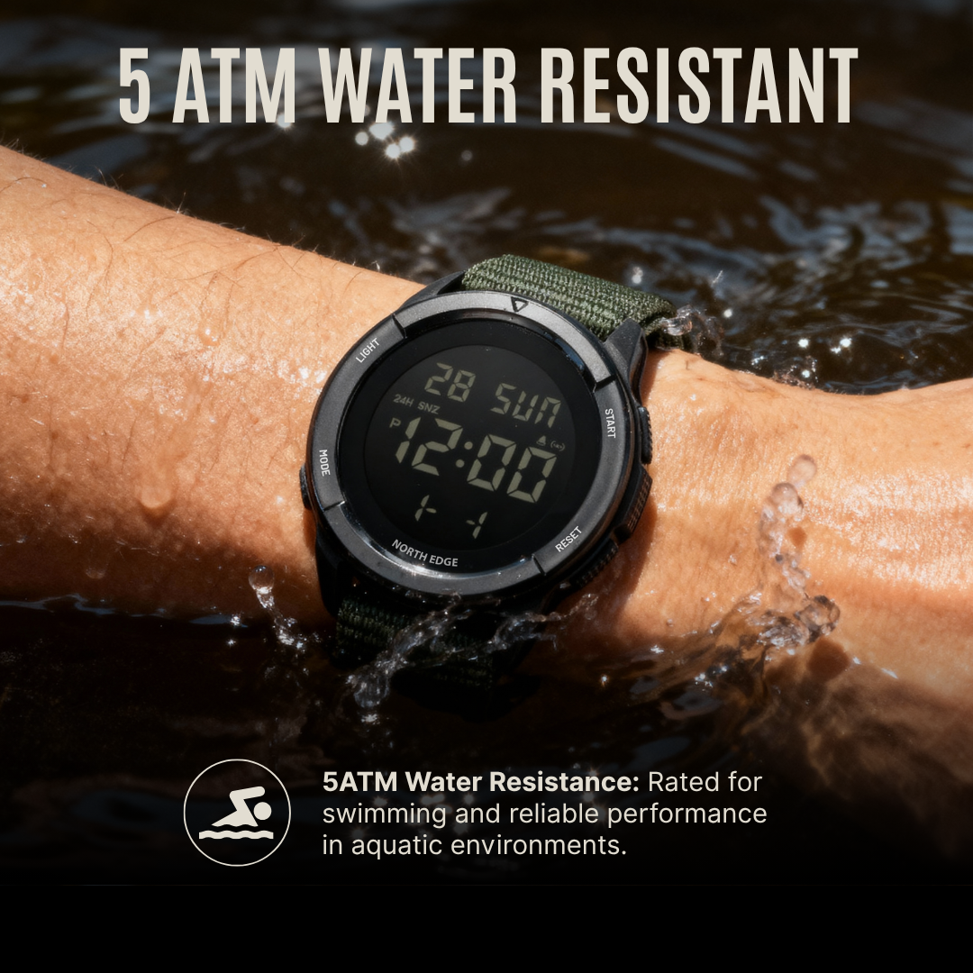 NorthEdge 45 — Carbon Fiber Digital Adventure Watch