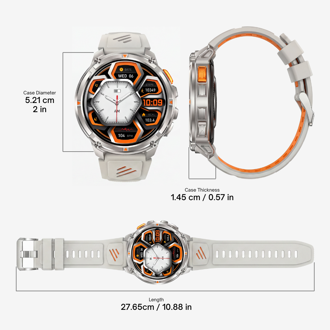 Ironway Apex Pro — Tactical Outdoor Smartwatch