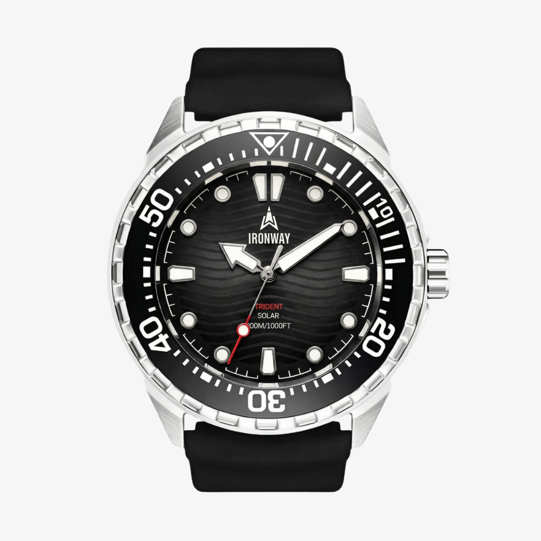 Ironway Trident 300 — Solar 30ATM Dive Watch