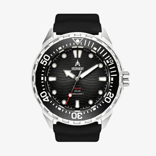 Ironway Trident 300 — Solar 30ATM Dive Watch