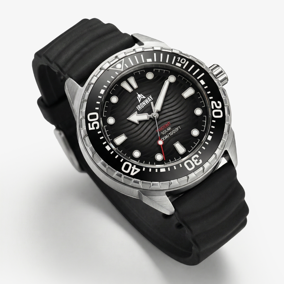 Ironway Trident 300 — Solar 30ATM Dive Watch