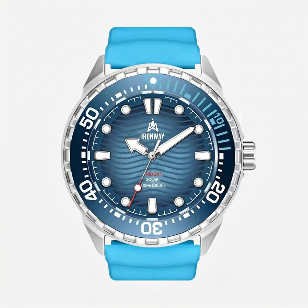 Ironway Trident 300 — Solar 30ATM Dive Watch