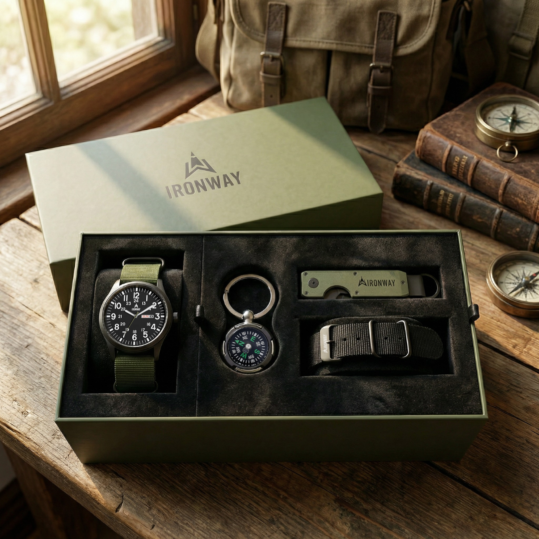 Ironway Field Watch 41 — Built for Every Condition