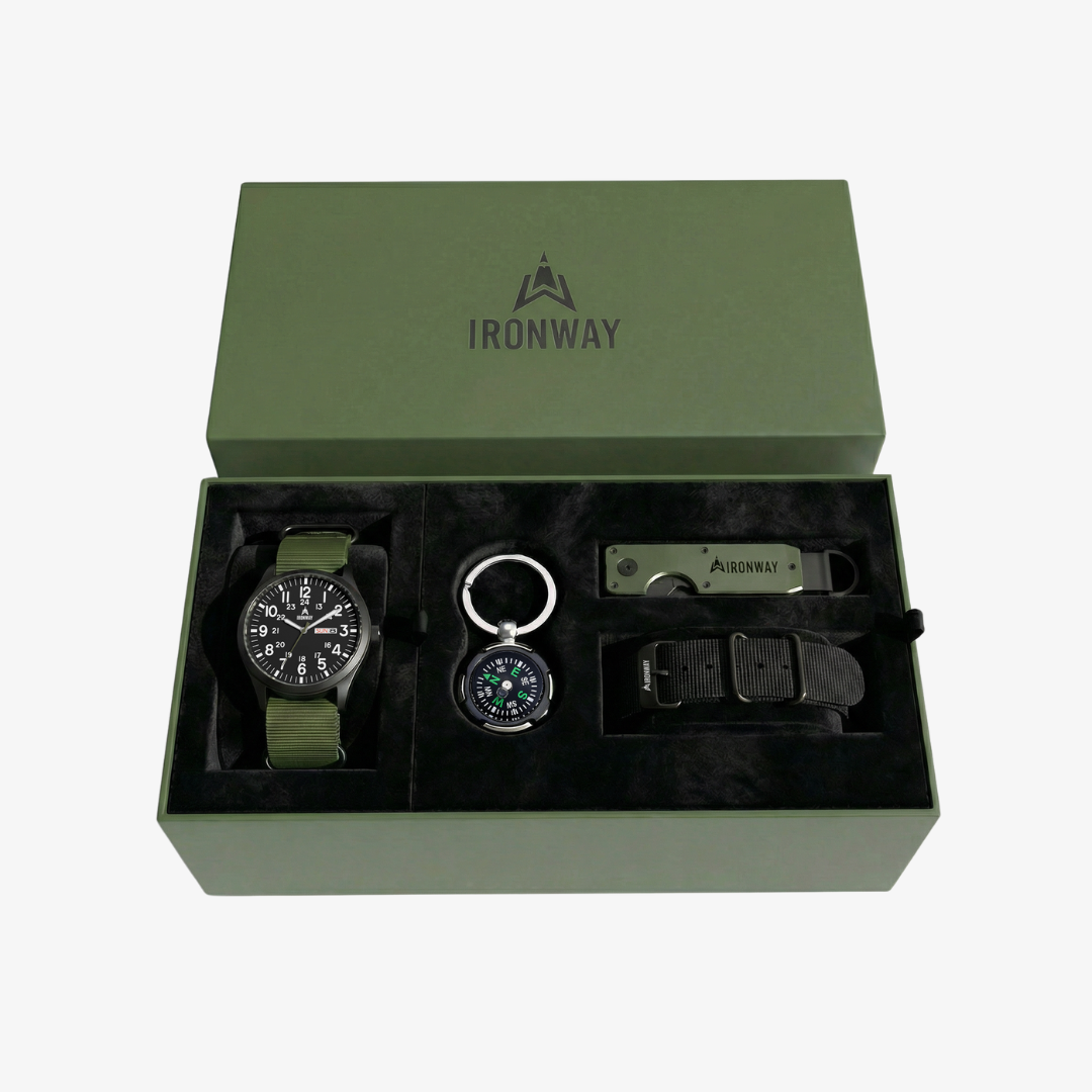 Ironway Field Watch 41 — Built for Every Condition