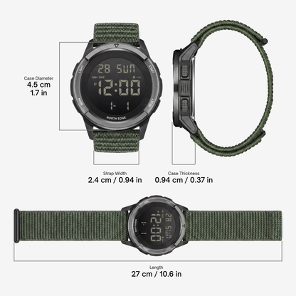 NorthEdge 45 — Carbon Fiber Digital Adventure Watch