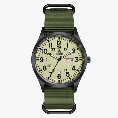 Ironway Field Watch 41 — Built for Every Condition
