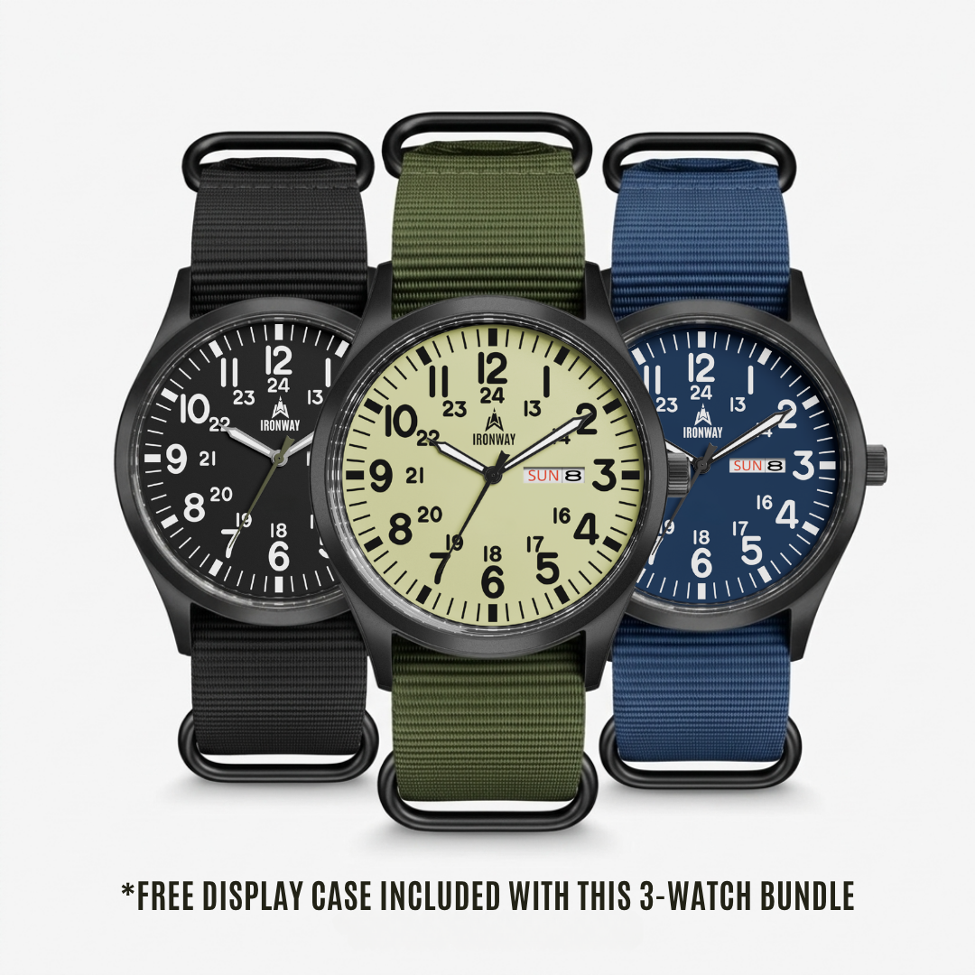 Ironway Field Watch 41 — Built for Every Condition